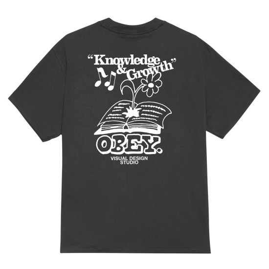 Obey Ανδρική κοντομάνικη μπλούζα Knowledge & Growth Tee